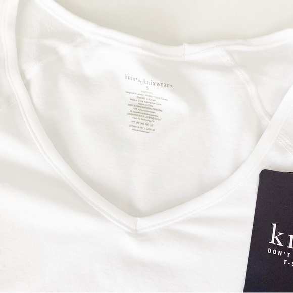 NWT Knix Don’t Sweat It T Shirt White - Picture 4 of 10